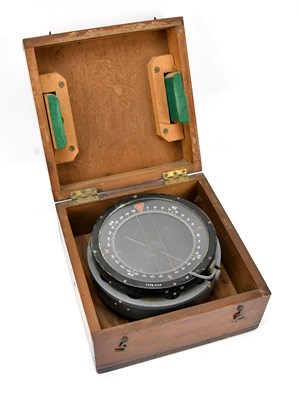 Lot 1026 - A Lancaster Bomber compass, type P4A, cased.