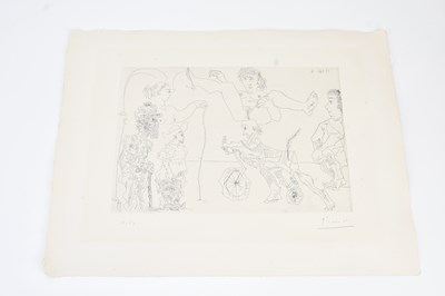 Lot 1003 - PABLO PICASSO (1881-1973); pencil signed...