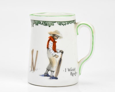 Lot 299 - ROYAL DOULTON; a rare cream jug, 'I Wasn't...