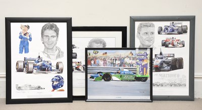 Lot 801 - STUART MCINTYRE; three prints, 'A tribute to...