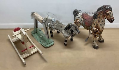 Lot 180 - Toy horses, to include a modern John Crane...