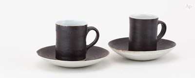 Lot 349 - LUCIE RIE (1902-1995); a near pair of...