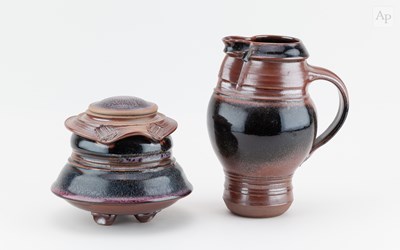 Lot 431 - ODILE MAISONNEUVE for Poterie de Fleurac; a...