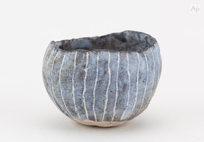 Lot 625 - YO THOM (born 1973); a small stoneware pinch...