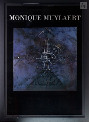 Lot 408 - 'Monique Muylaert', a large exhibition poster,...