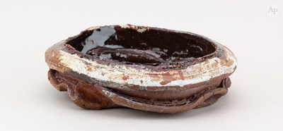 Lot 555 - SIMON CARROLL (1964-2009); an earthenware dish...