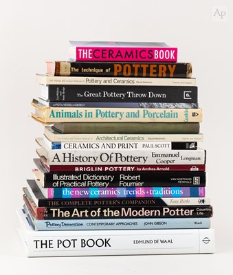 Lot 654 - A collection of books on studio ceramics (17).