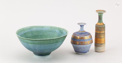 Lot 379 - MARY RICH (1940-2022); a slender porcelain...