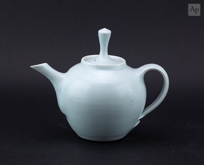 Lot 378 - MARY RICH (1940-2022); a porcelain teapot...