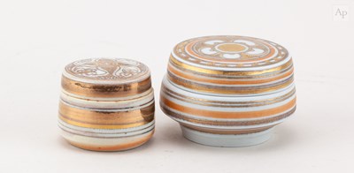 Lot 374 - MARY RICH (1940-2022); a porcelain box with...