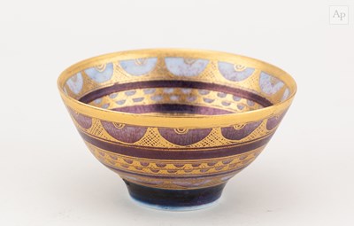 Lot 402 - MARY RICH (1940-2022); a porcelain bowl with...