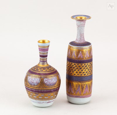 Lot 407 - MARY RICH (1940-2022); a slender porcelain...