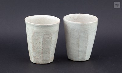 Lot 6 - AKIKO HIRAI (born 1970); a pair of faceted...
