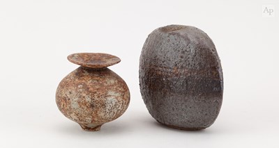 Lot 20 - ALAN WALLWORK (1931-2019); a stoneware pebble...