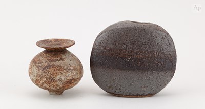 Lot 20 - ALAN WALLWORK (1931-2019); a stoneware pebble...