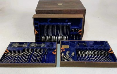 Lot 731 - J VINCENT, JEWELLER, WEYMOUTH; a silver plated...