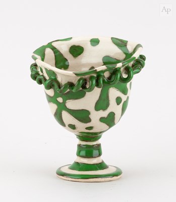 Lot 413 - NEL FAULKNER; 'Fantasy Goblet', a stoneware...