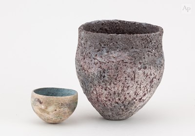 Lot 194 - ELSPETH OWEN (born 1938); a smoke fired...