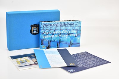 Lot 1447 - MANCHESTER CITY; a signed copy of 'We're Not...