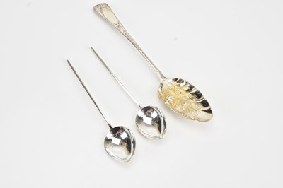 Lot 246 - JRG; a pair of Elizabeth II hallmarked silver...
