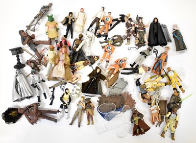 Lot 352 - STAR WARS; a collection of action figures,...