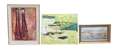 Lot 332 - UNATTRIBUTED; early to mid 20th century oil on...