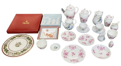 Lot 617 - ROYAL WORCESTER; a tea for two service,...