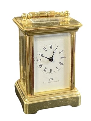 Lot 170 - MATTHEW NORMAN; a modern miniature brass cased...