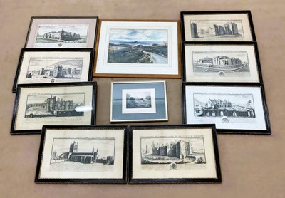 Lot 449 - FRED RIDER; watercolour, 'View in North Wales',...