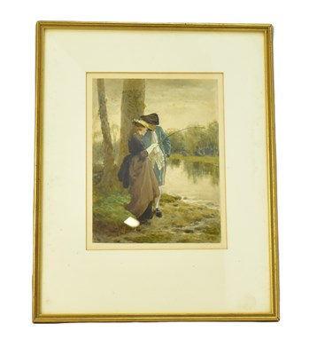 Lot 290 - JOHN DAWSON WATSON (1832-1892); watercolour on...