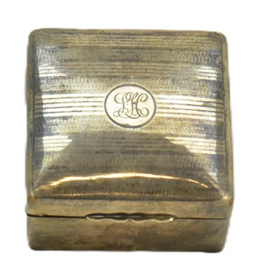 Lot 1148 - G W ALDRIDGE; a George V silver clad and wood...