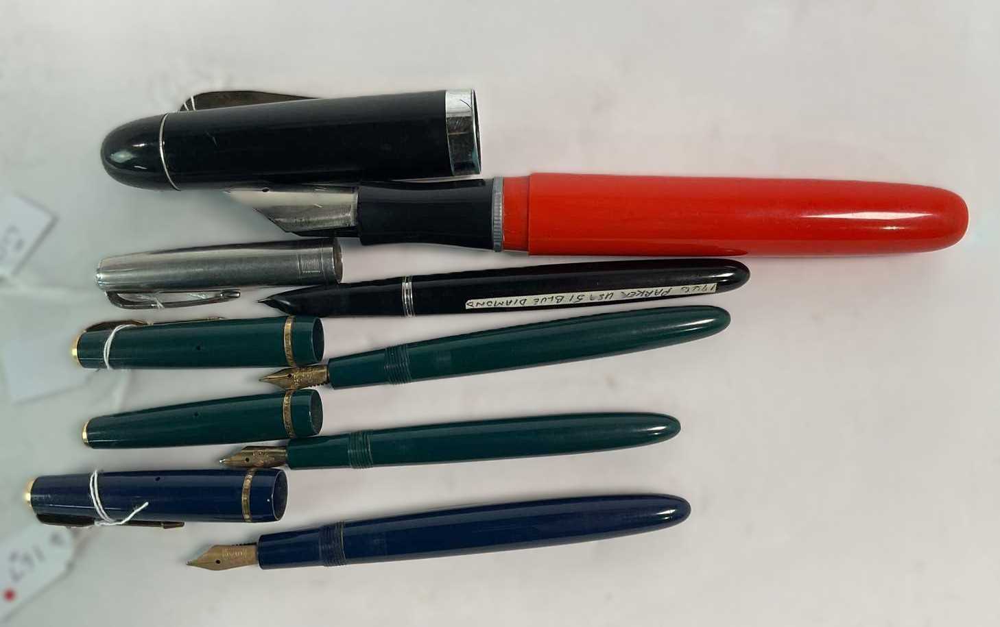 Lot 11 - A collection of five fountain pens to include...