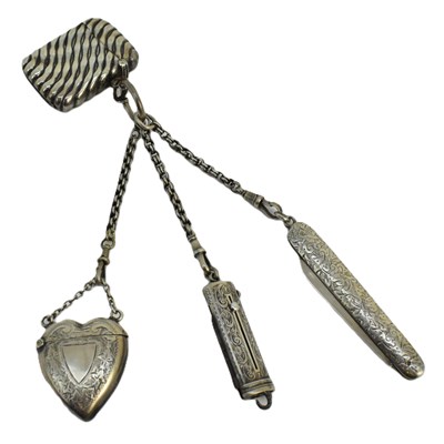 Lot 1102 - HILLIARD & THOMASON; a Victorian hallmarked...