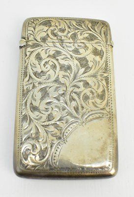 Lot 1158 - G LOVERIDGE & CO; an Edward VII hallmarked...
