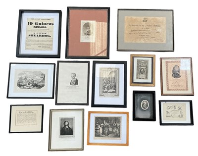 Lot 300 - A collection of thirteen assorted 18th century...
