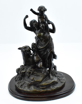 Lot 91 - AFTER CLAUDE MICHEL CLODION; a bronze figural...