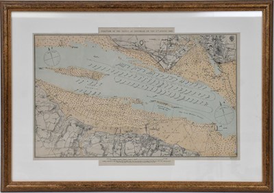 Lot 485 - R BOWYER; a 19th century map, 'Position of the...