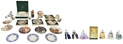 Lot 518 - FRANKLIN MINT; seven assorted limited edition...