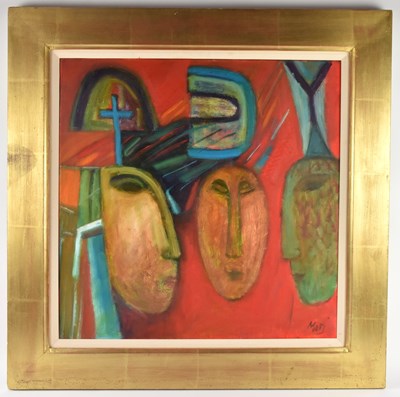 Lot 159 - MARJ BOND RSW (Scottish, born 1939); oil on...