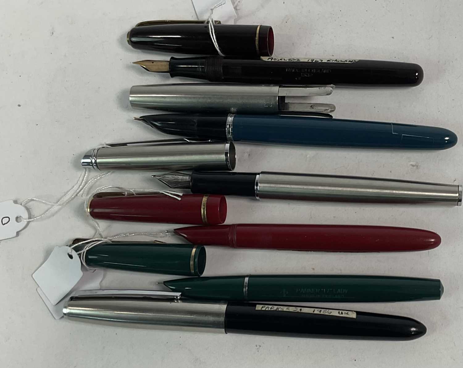 Lot 46 - WATERMAN; two fountain pens comprising a 502...