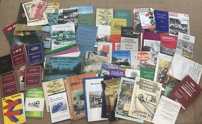 Lot 477 - A quantity of railway ephemera to include ABC...