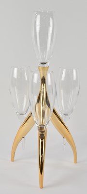 Lot 637 - PHILIPE DE MEO FOR MOËT & CHANDON; a crystal...