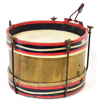 Lot 512 - A vintage Boys Brigade 12" drum, brass body...