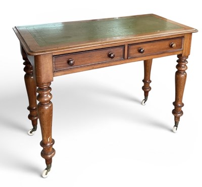 Lot 81 - A late 19th century mahogany two drawer...