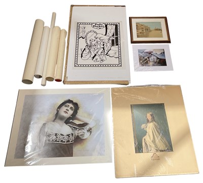 Lot 337 - A collection of 19th century and later prints,...