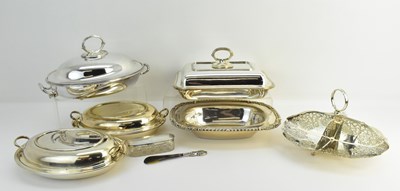 Lot 1060 - Various items of silver and silver plate,...