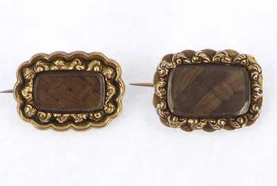 Lot 1003 - Two late 18th/early 19th century mourning...