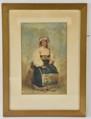 Lot 290 - UNATTRIBUTED; 19th century watercolour,...