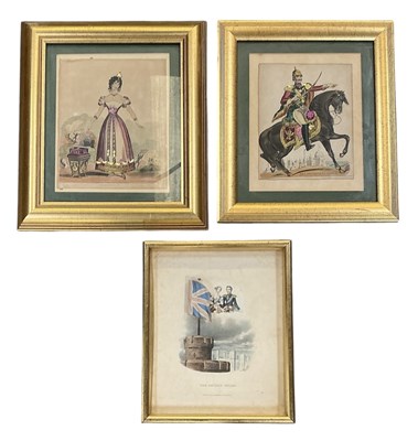 Lot 270 - A 19th century hand coloured plate engraving, '...