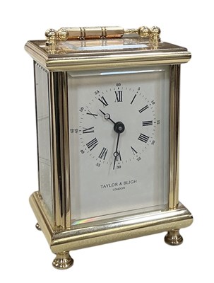 Lot 171 - TAYLOR & BLIGH OF LONDON; a modern brass cased...